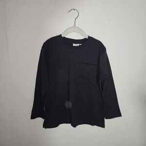 Zara Black Long Sleeve Kids Tee